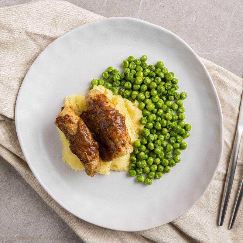 Bangers and Mash Meal