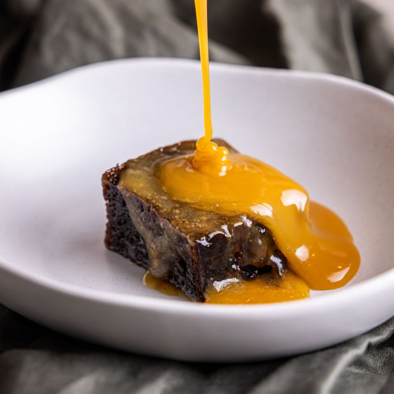 Nourish'd sticky date pudding meal