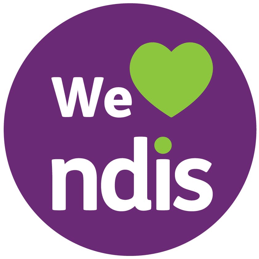 We love NDIS badge