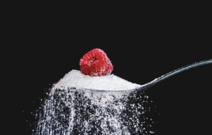 A Raspberry in White Sugar